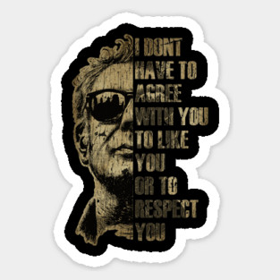 I DONT HAVE TO AGREE Fresh Design Sticker