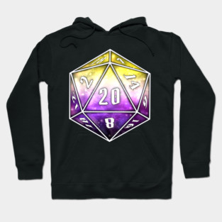 Pride D20 - Nonbinary Hoodie