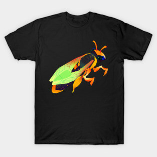Bee Insect Bug Creature Galaxy T-Shirt