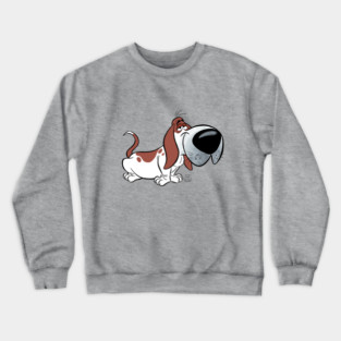CARTOON BASSET HOUND Crewneck Sweatshirt