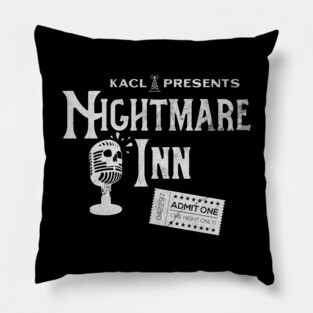 Nightmare Inn Vintage Version Pillow