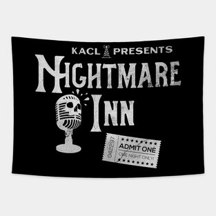 Nightmare Inn Vintage Version Tapestry