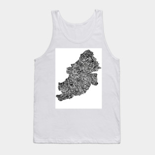 Birmingham City word Map Tank Top