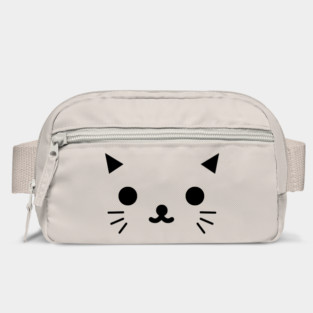 Kawaii Cute Minimalist Kitty Face Bag