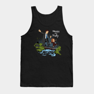 Funny Cute Sci fi Tv Show Retro Comic Parody Tank Top