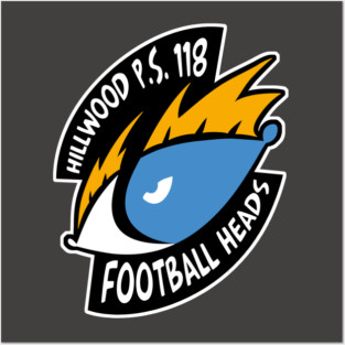 Hillwood Football Heads Posters and Art