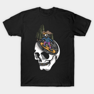 Snowboard skull T-Shirt