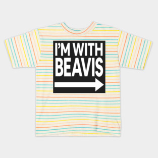 I'm With Beavis Kids T-Shirt