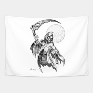 Grim Reaper Tapestry