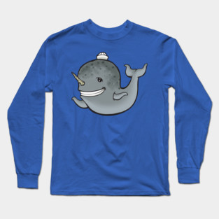 Narwhal Color Long Sleeve T-Shirt