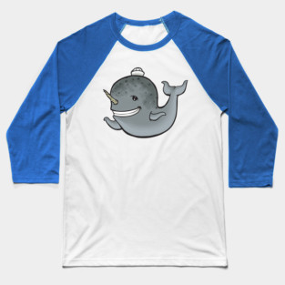 Narwhal Color Baseball T-Shirt