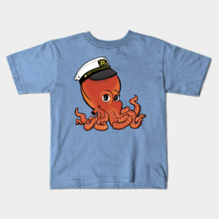 CAPTAIN OCTOPUS COLOR Kids T-Shirt