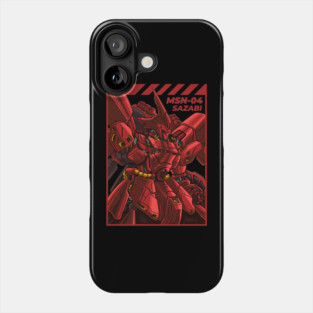 Sazabi MSN-04 Gundam Phone Case