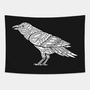 Native inspired Raven Tapestry