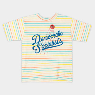 LA Democratic Socialists White Kids T-Shirt