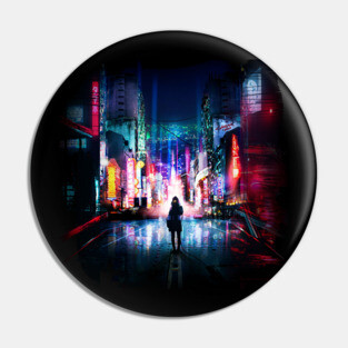 Tokyo Cyberpunk Japan Pin