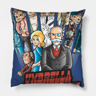 Umbrella academy vs the world Pillow