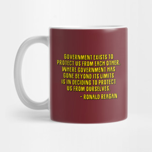 Ronald Reagan On Government Overreach Mug