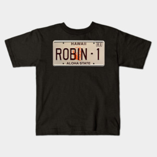 Magnum P.I. License Plate Kids T-Shirt
