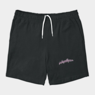 PinkPantheress Chrome Text Shorts