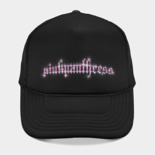 PinkPantheress Chrome Text Hat