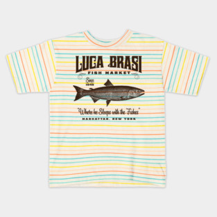 Luca Brasi Fish Market Kids T-Shirt