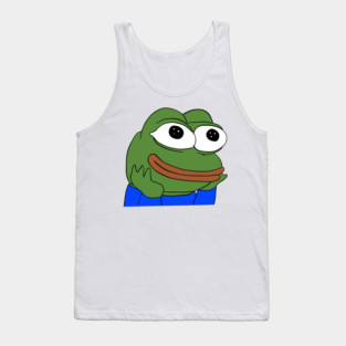 feelswowman happy wholesome pepe Tank Top