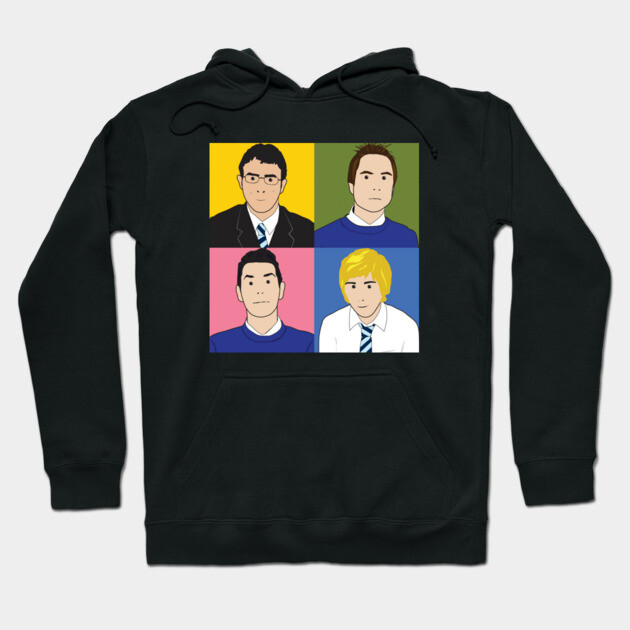 Inbetweeners: The Best Of Hoodie by everyplatewebreak tees