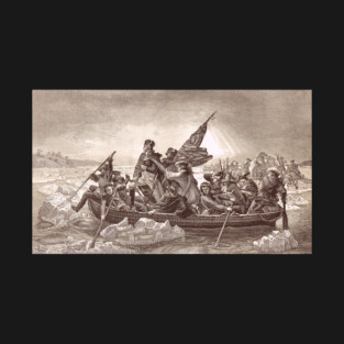 Washington Crossing Delaware Christmas Night  Dec 25 1766 T-Shirt