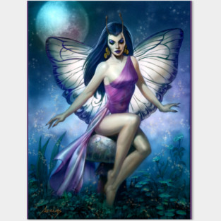 Moon Fairy Posters and Art