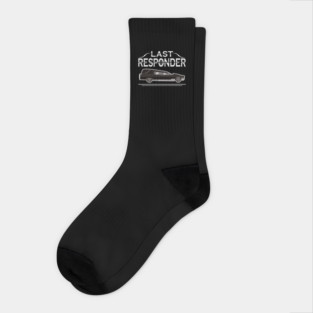 Last Responder Mortuary Hearse Driver Socks
