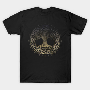 Yggdrasil, Tree of Life Nordic Mythology T-Shirt