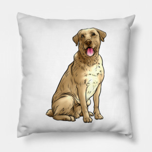 Yellow Labrador Retriever Dog Yellow Lab Pillow