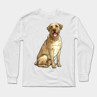 Yellow Labrador Retriever Dog Yellow Lab Long Sleeve T-Shirt