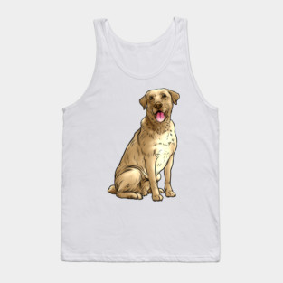 Yellow Labrador Retriever Dog Yellow Lab Tank Top