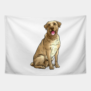 Yellow Labrador Retriever Dog Yellow Lab Tapestry