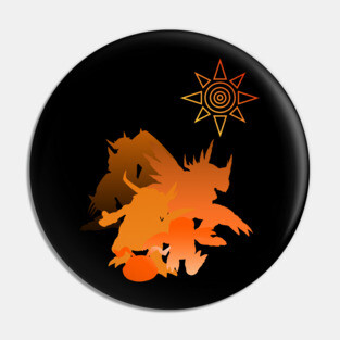 Digimon Crest of Courage Pin