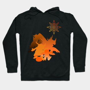Digimon Crest of Courage Hoodie