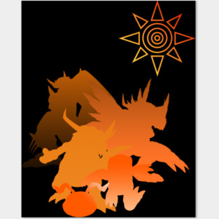 Digimon Crest of Courage Posters and Art