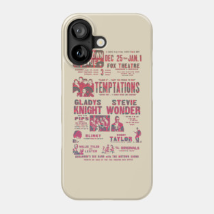 Motown Revue poster Phone Case