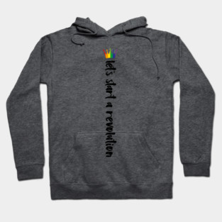 Young Royals: Let's start a revolution - rainbow crown Hoodie