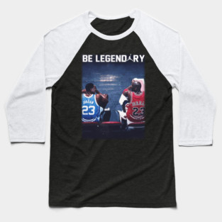 Michael Jordan 23 Be Legendary Vintage Classic UNC Chicago Basketball Baseball T-Shirt
