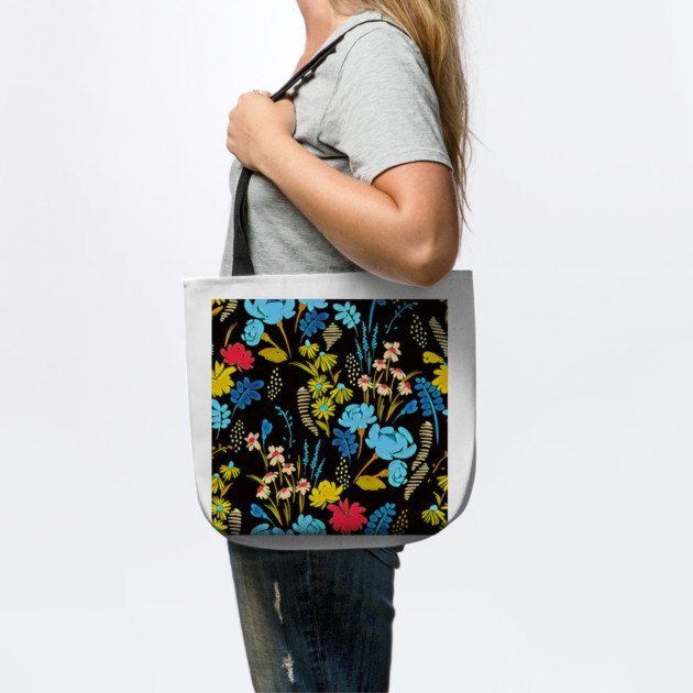 Hibiscus Bright Yellow Floral Seamless Pattern by Darksavage