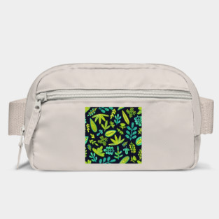 Hemp Botanical Seamless Pattern Bag