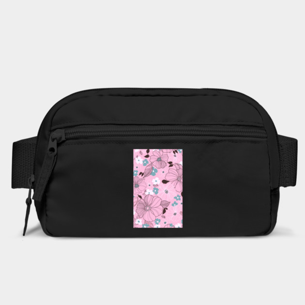 Beautiful drawing flowers leaves Purple Pink Watercolor Seamless Abstract pattern Floral by Darksavage