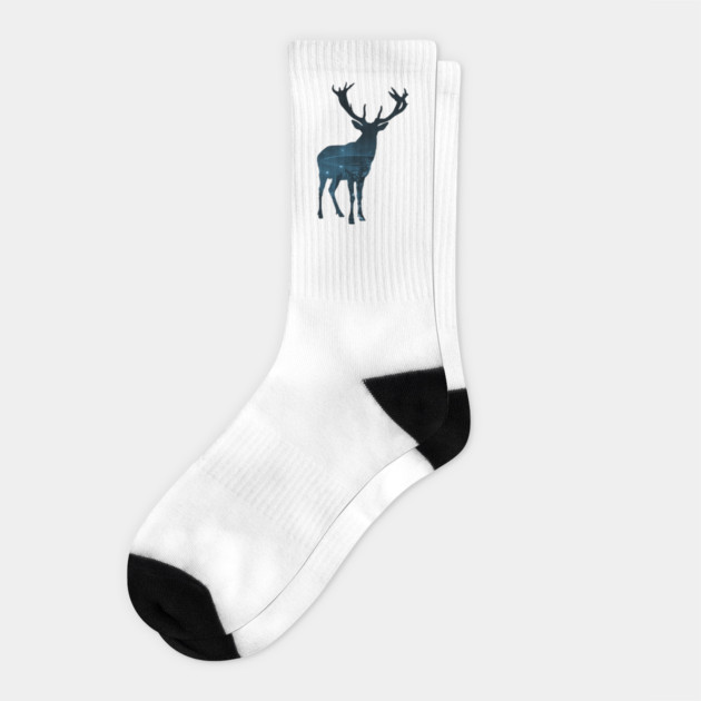 Space Inside deer Socks by Darksavage