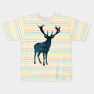 Space Inside deer Kids T-Shirt
