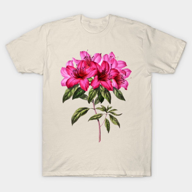pink azalea flower T-Shirt by Darksavage