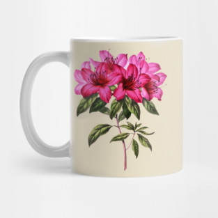 pink azalea flower Mug