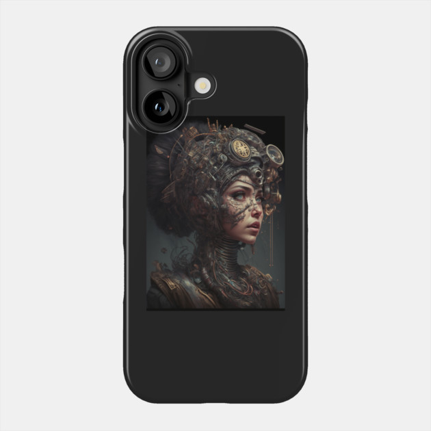 Empress of Envy: The Alien Punk Warrior Queen Phone Case by Darksavage